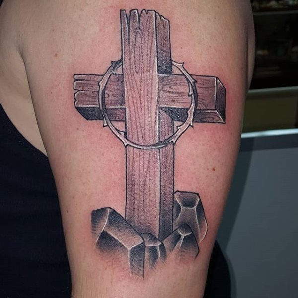 cross tattoo 534