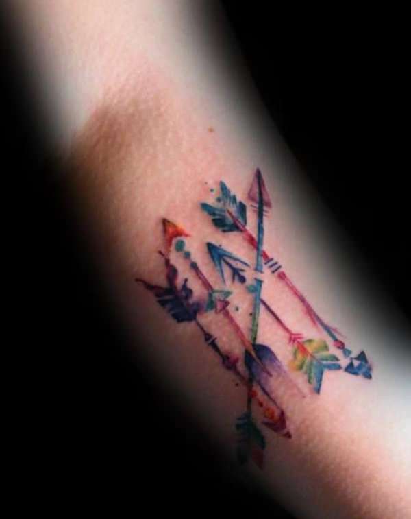 tatoeage pijl tattoo 129