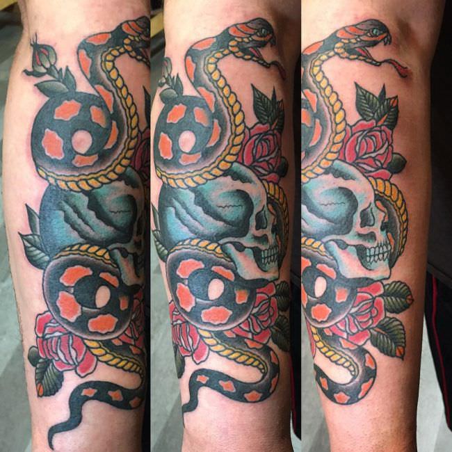 onderarm tattoo 218