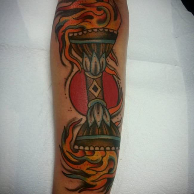 onderarm tattoo 252