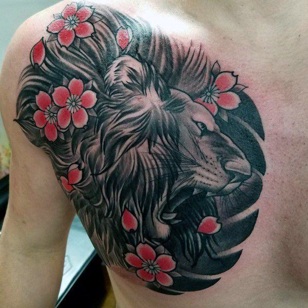 tatuaz kwiaty wisni 193