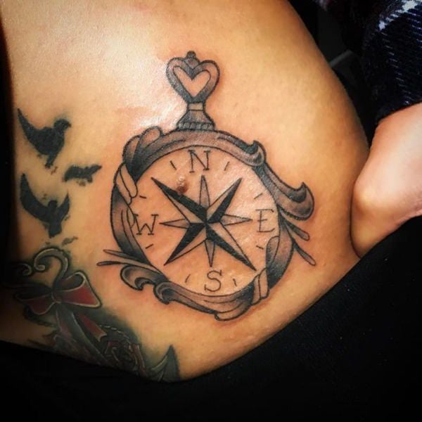 tatuaz kompas 124