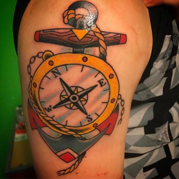 tatuaz kompas 136