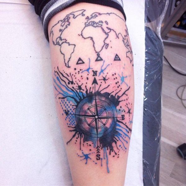 tatuaz kompas 194
