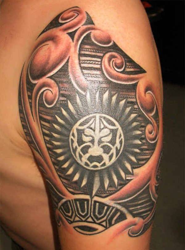 tatuaz slonce 182