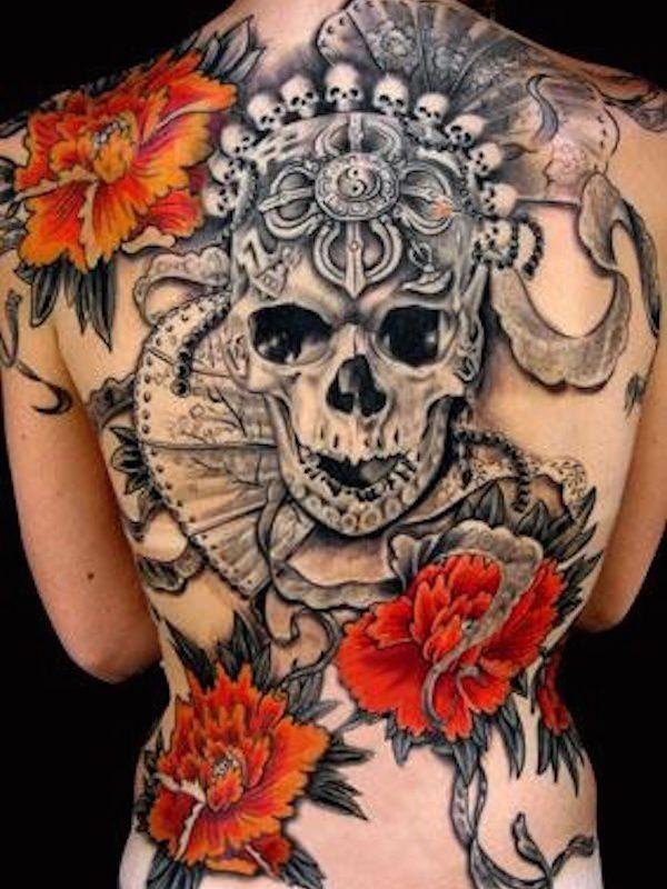 tatuaz czaszki 258