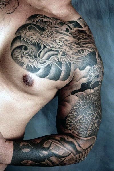 tatuaz smok 74