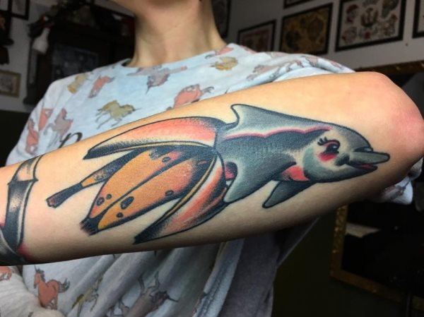tatuaz delfin 125