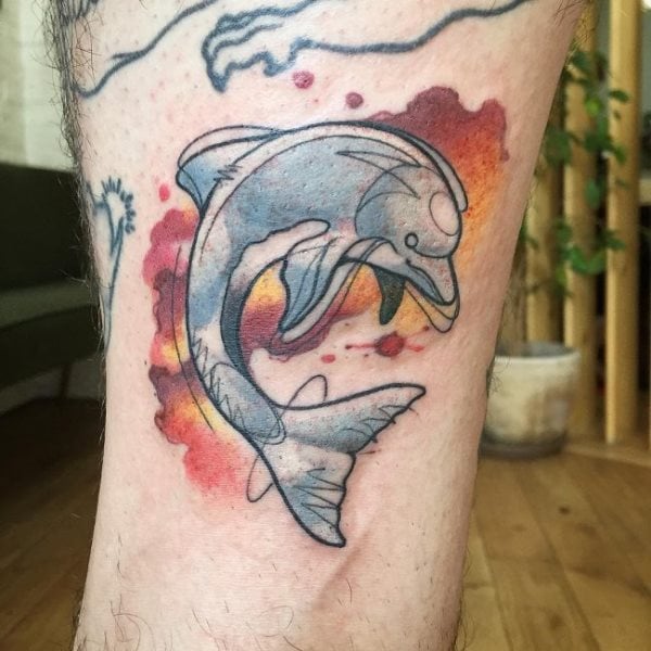 tatuaz delfin 77