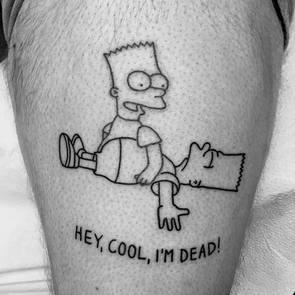 tatuaz Bart Simpsons 47