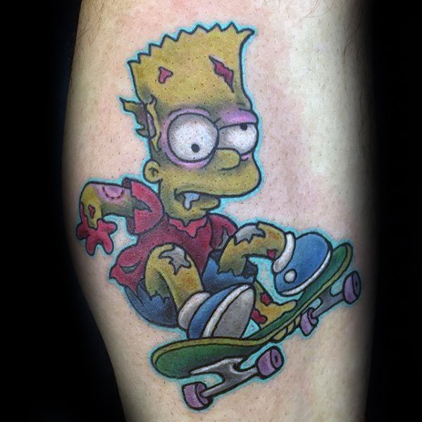 tatuaz Bart Simpsons 77