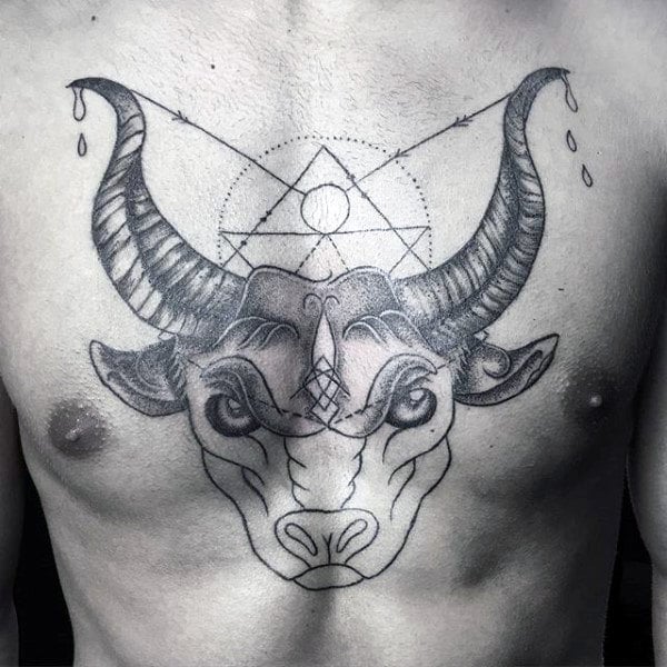 71 tatuaży ze znakiem zodiaku Byk (wraz ze znaczeniem)