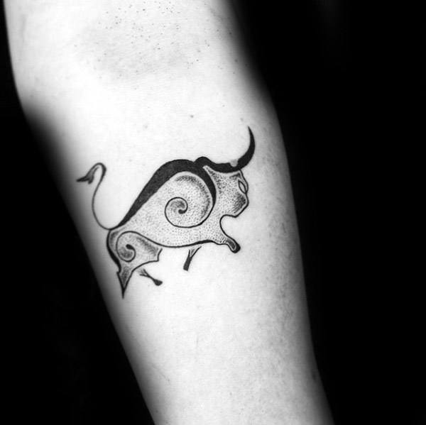 tatuaz znak byka 09