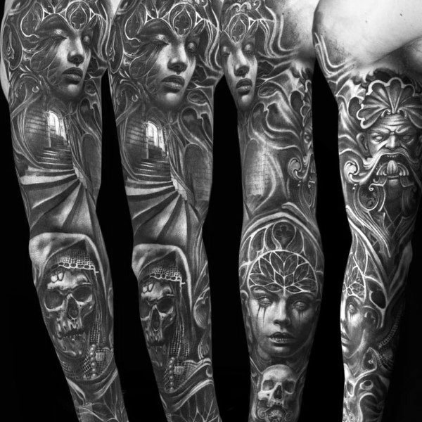 54 tatuaże gotyckie (wraz z ich znaczeniem)