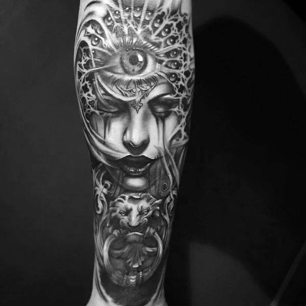 tatuaz gotycki 25