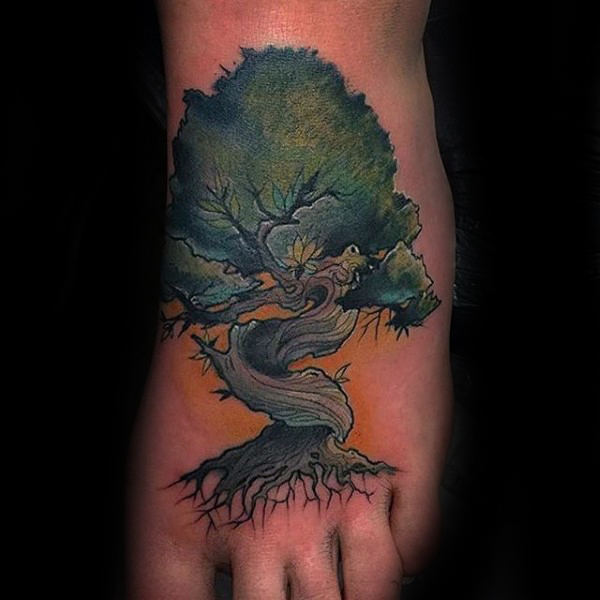 tatuaz korzenie drzew 87