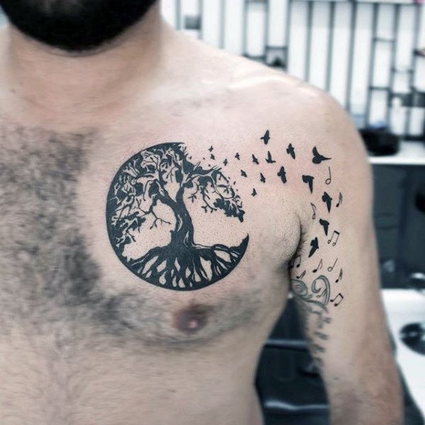 tatuaz korzenie drzew 99