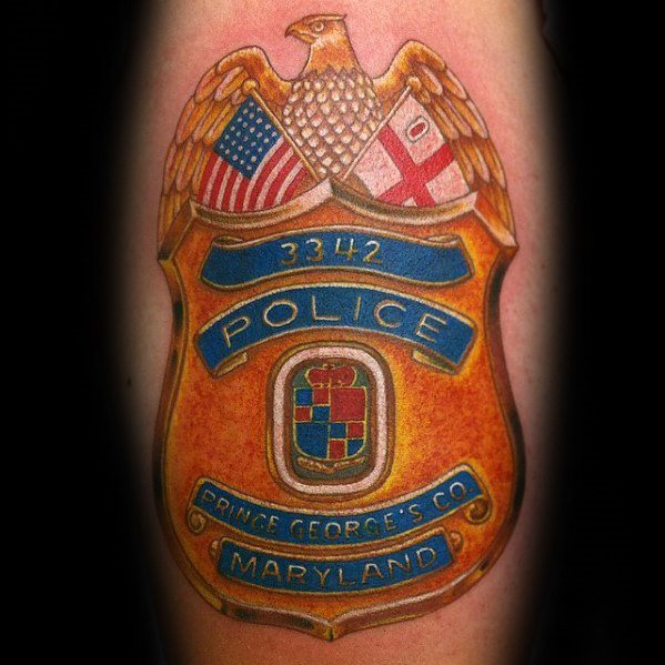 46 tatuaży dla policjantów (ze znaczeniem)