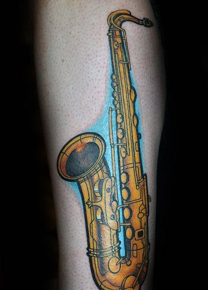 tatuaz saksofon 85