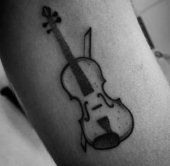 tatuaz skrzypce 65