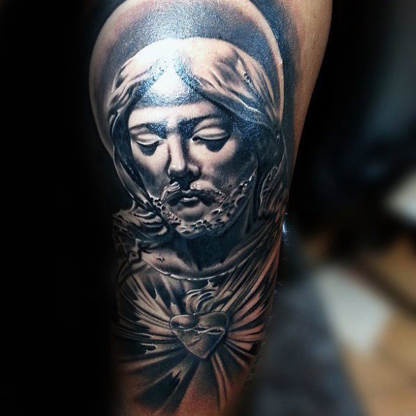 tatuaz jezus chrystus 100