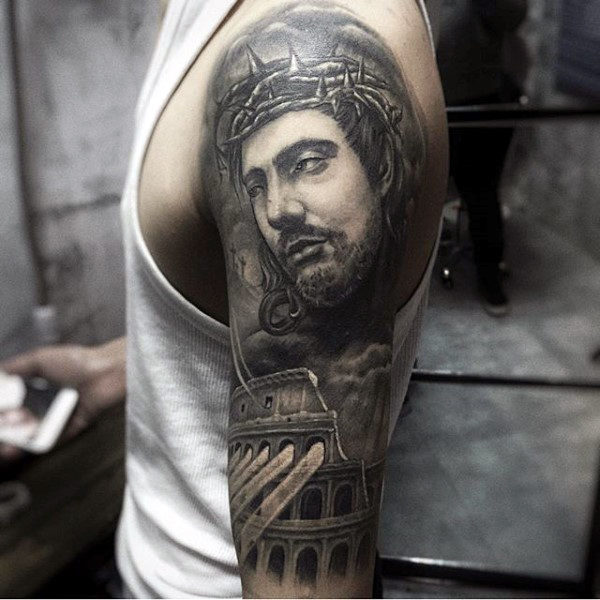tatuaz jezus chrystus 114