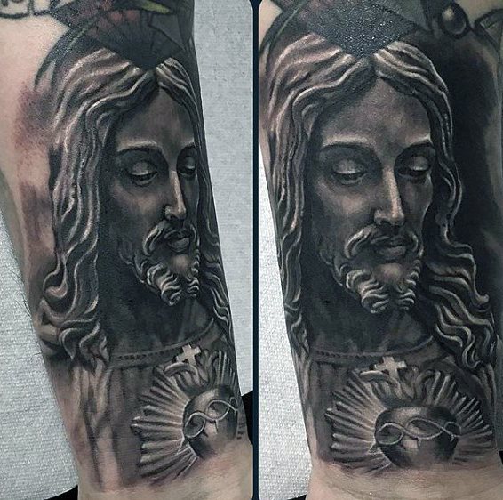 tatuaz jezus chrystus 154