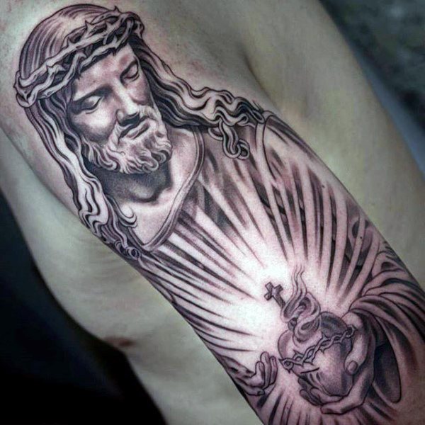 tatuaz jezus chrystus 156