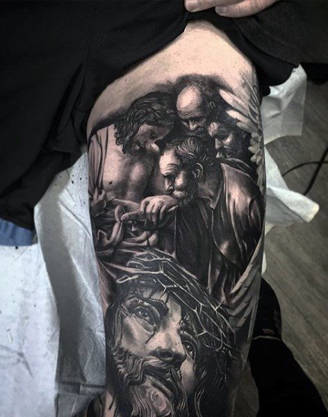 tatuaz jezus chrystus 158