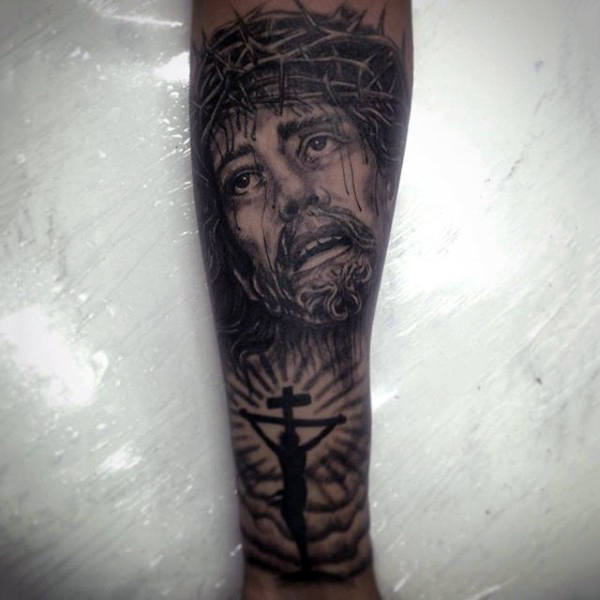 tatuaz jezus chrystus 164