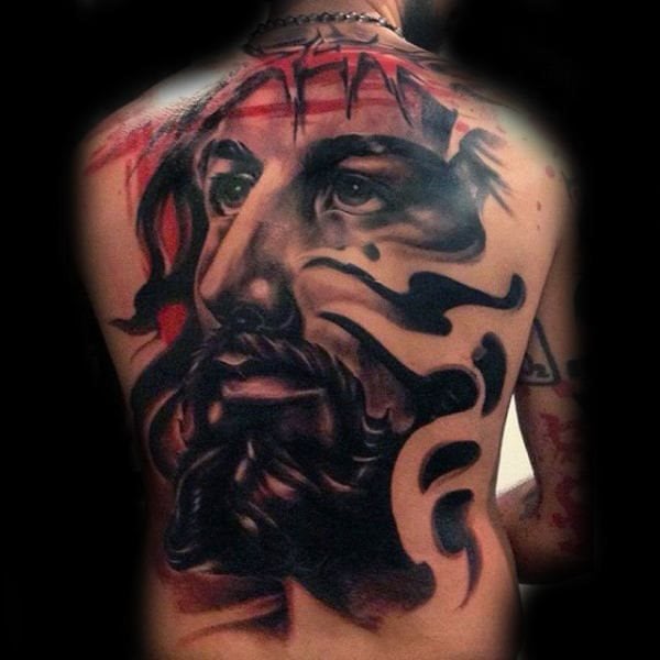 tatuaz jezus chrystus 18