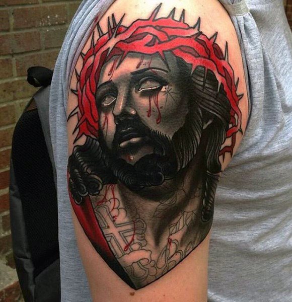 tatuaz jezus chrystus 316