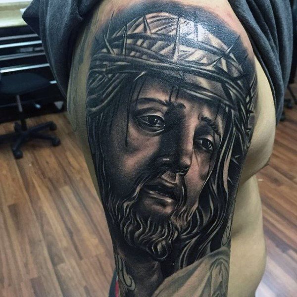 tatuaz jezus chrystus 334