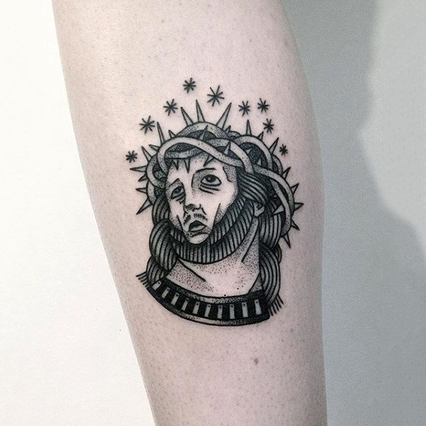 tatuaz jezus chrystus 336