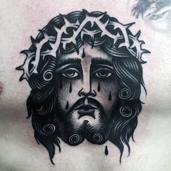 tatuaz jezus chrystus 346