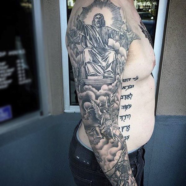 tatuaz jezus chrystus 44