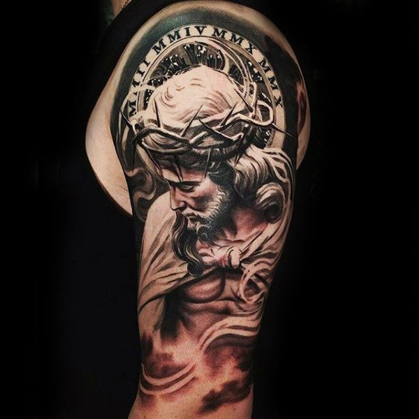 tatuaz jezus chrystus 58