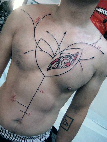 tatuaz abstrakcyjne 124
