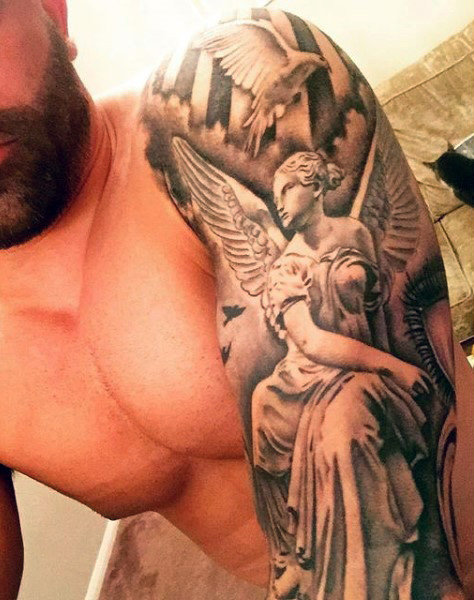 tatuaz aniol stroz 186