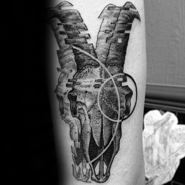 tatuaz czaszka kozy 10