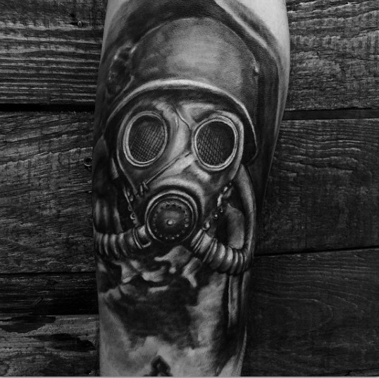 tatuaz maska gazowa 114