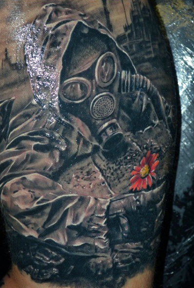 tatuaz maska gazowa 130