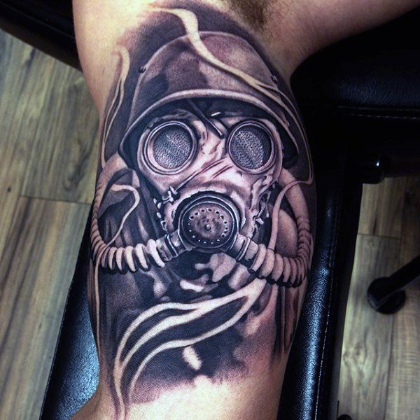 tatuaz maska gazowa 142