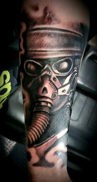 tatuaz maska gazowa 146