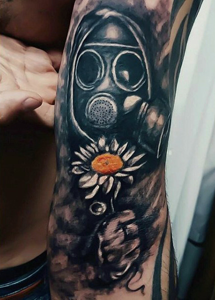 tatuaz maska gazowa 160