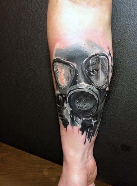 tatuaz maska gazowa 180