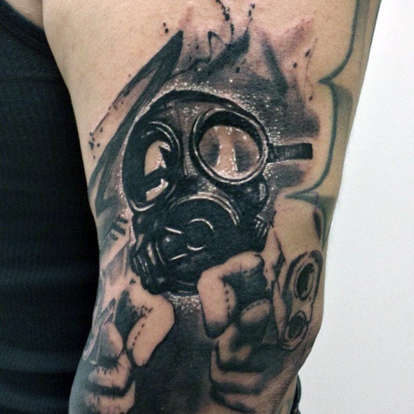 tatuaz maska gazowa 40