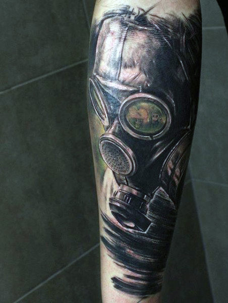 tatuaz maska gazowa 46