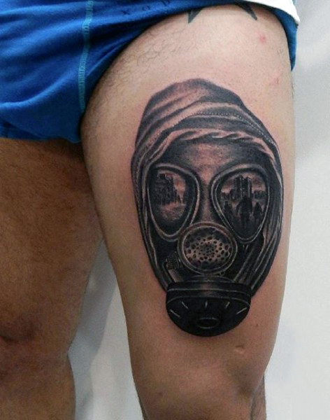 tatuaz maska gazowa 72