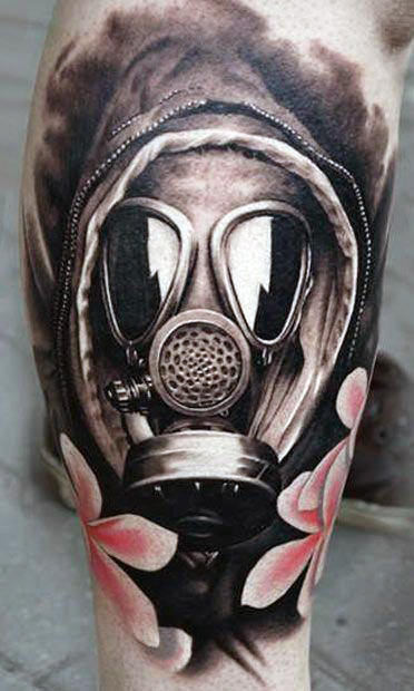 tatuaz maska gazowa 88
